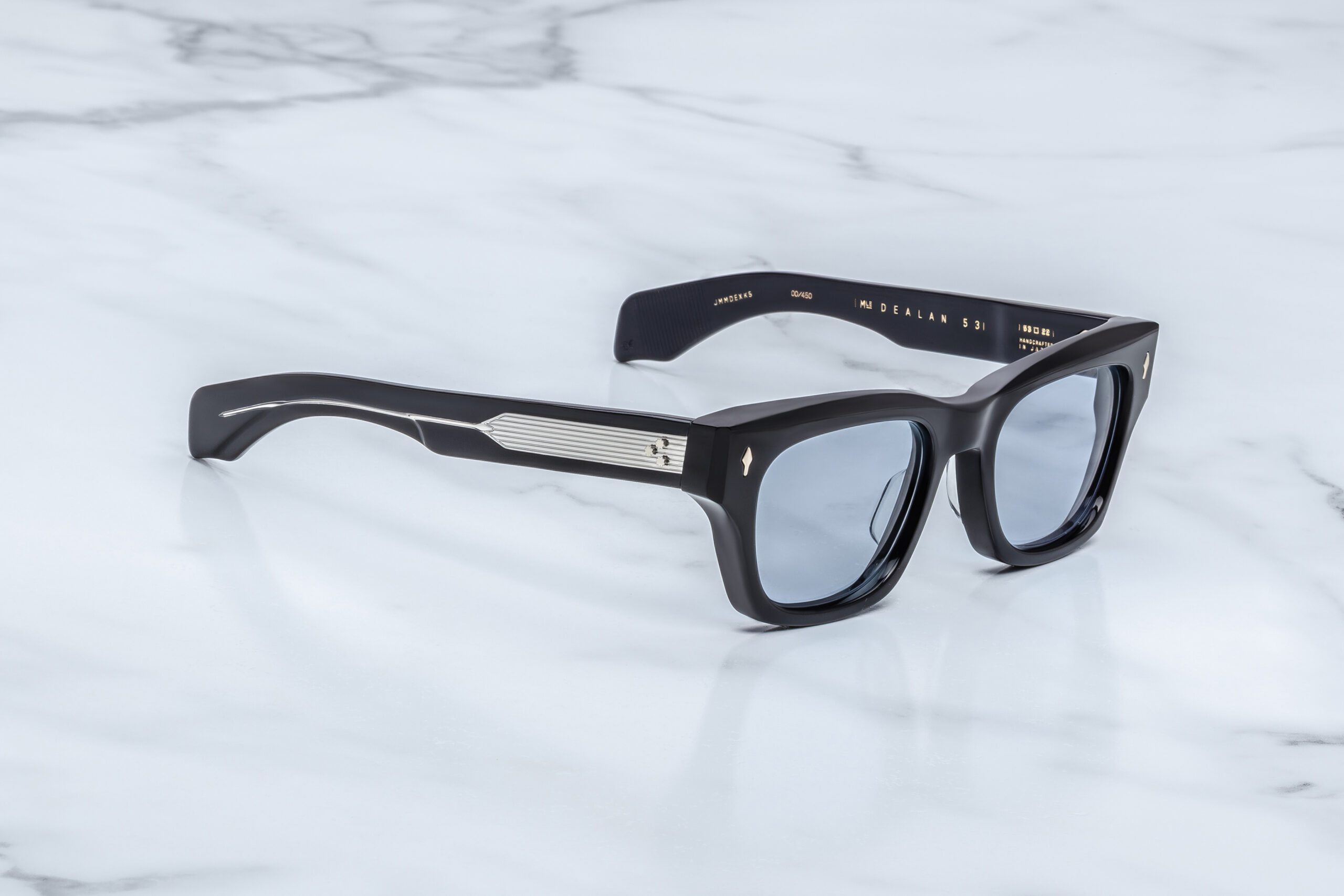 Sunglasses Model Dealan 53 in Color Obscure with Serene Blue lenses from Jacques Marie Mage