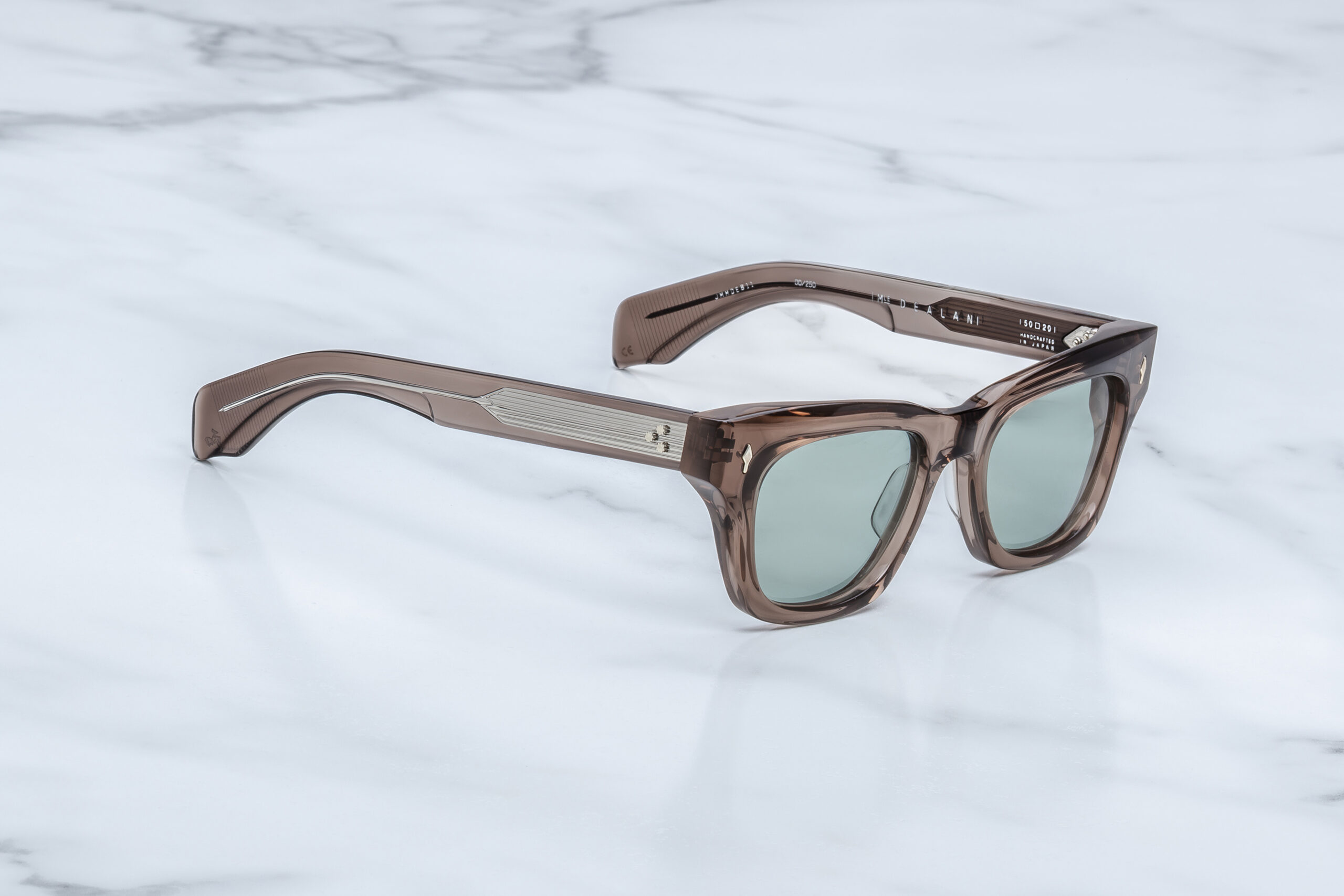 Sunglasses Model Dealan in Dusty Jade with Grove CR39 lenses from Jacques Marie Mage