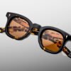 Sunglasses Model Devaux in Color Tokyo with Orange lenses from Jacques Marie Mage