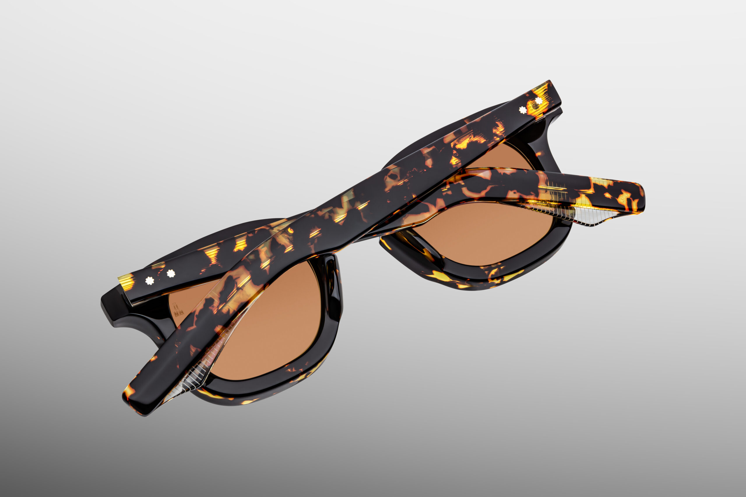 Sunglasses Model Devaux in Color Tokyo with Orange lenses from Jacques Marie Mage