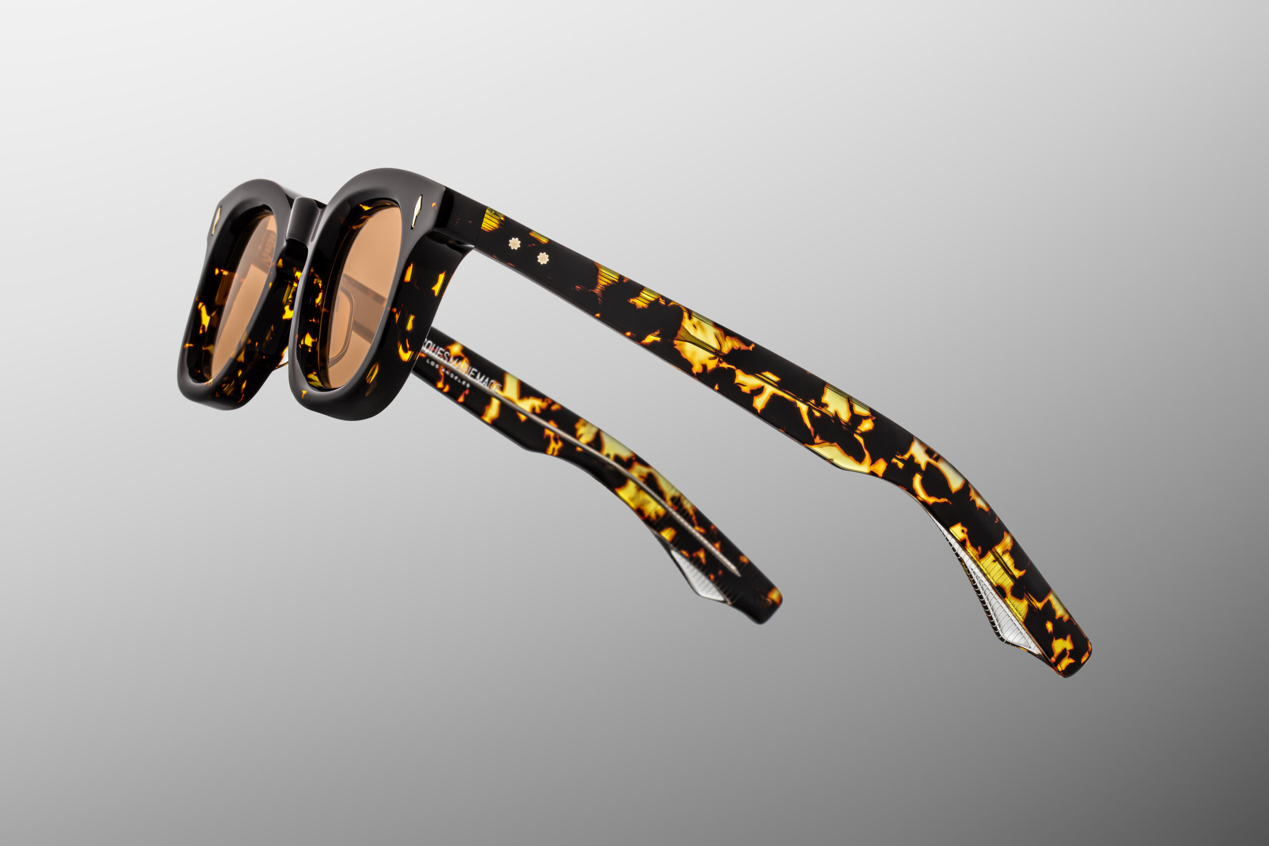 Sunglasses Model Devaux in Color Tokyo with Orange lenses from Jacques Marie Mage