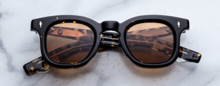 Sunglasses Model Devaux in Color Tokyo with Orange lenses from Jacques Marie Mage