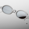 Sunglasses Model Balthazar in color Argent with Su