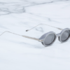 Sunglasses Model Balthazar in color Argent with Su