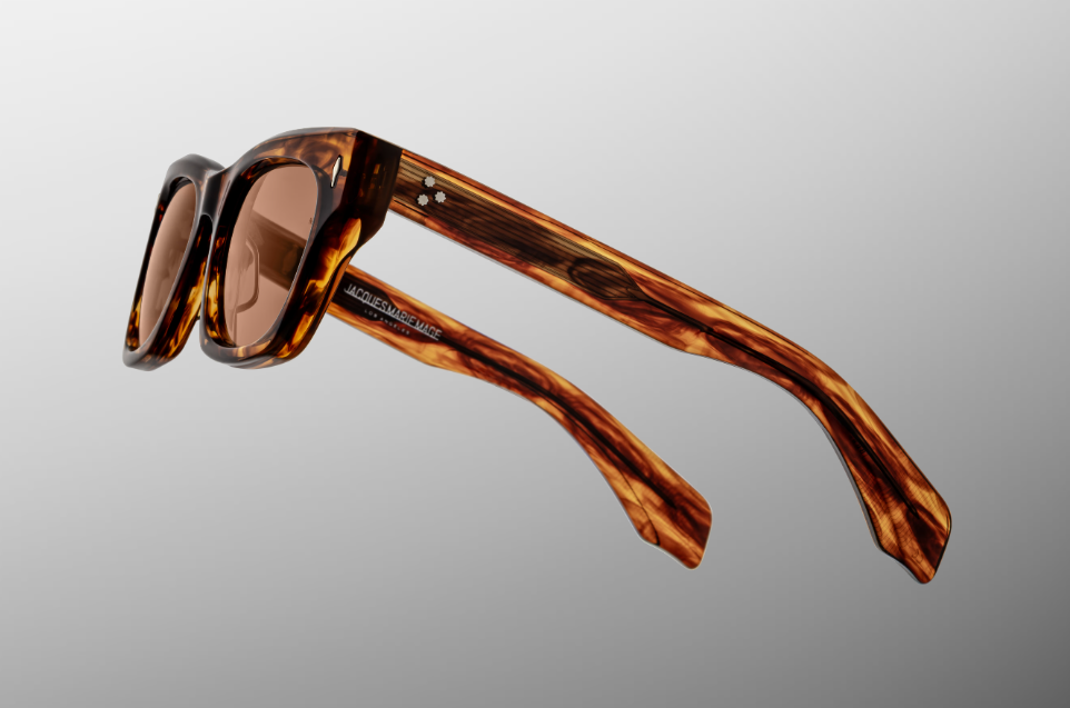 Sunglasses Model Dealan in color Bourbon with Dark Tuscan lenses from Jacques Marie Mage