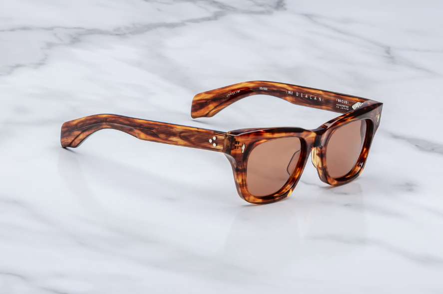 Sunglasses Model Dealan in color Bourbon with Dark Tuscan lenses from Jacques Marie Mage