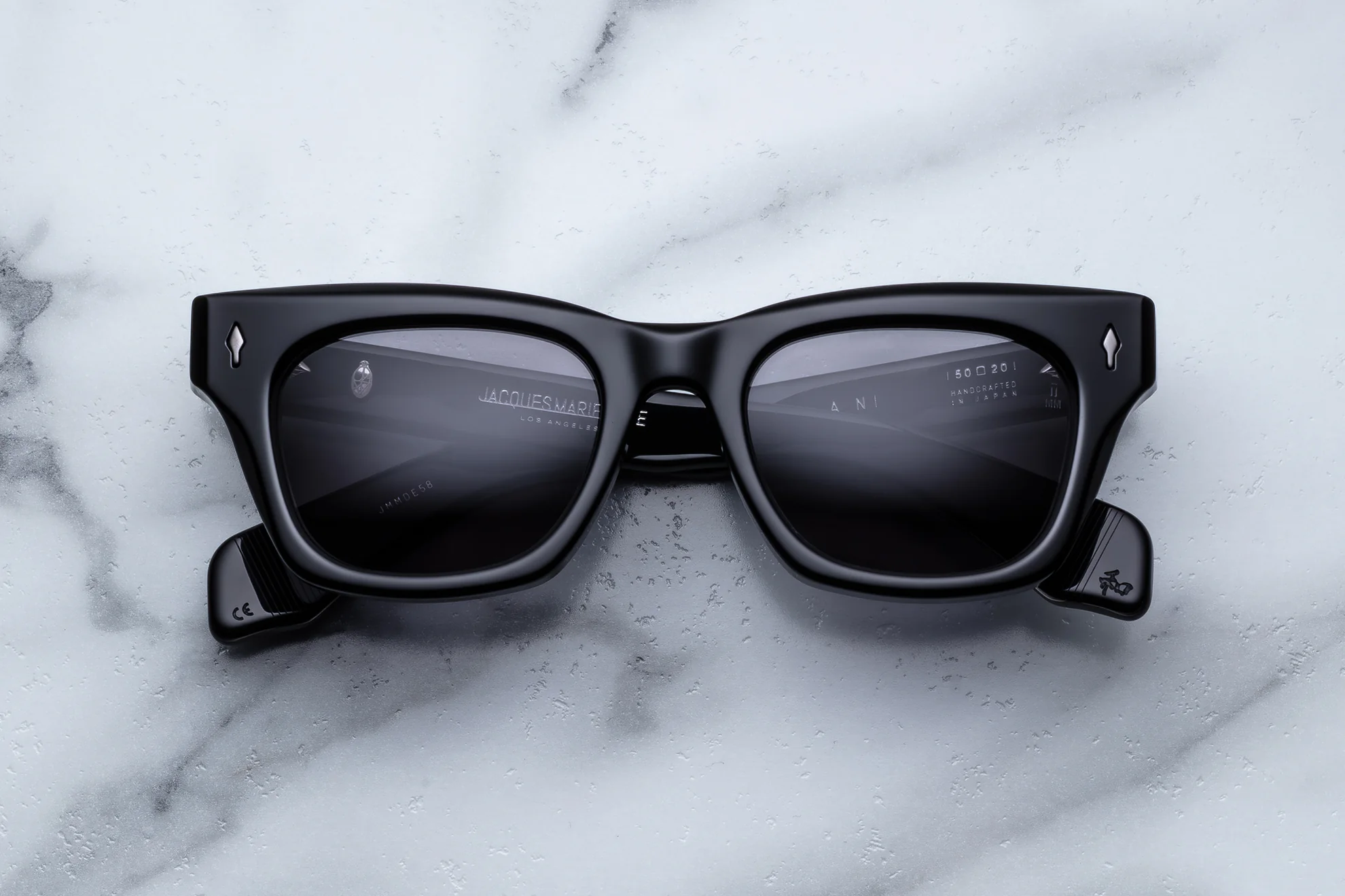 Sunglasses Model Dealan in Color Raven with Grey lenses from Jacques Marie Mage