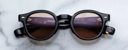 Sunglasses Model Felix in Color Noir 9 with Dark Tuscan lenses from Jacques Marie Mage