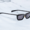 Sunglasses Model Gaspard in color Vanta with Ultra Black Mirror lenses from Jacques Marie Mage
