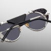 Sunglasses Model Glacier in color Silver with Grey lenses from Jacques Marie Mage's RMFC special collection