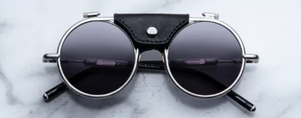 Sunglasses Model Glacier in color Silver with Grey lenses from Jacques Marie Mage's RMFC special collection