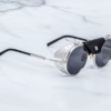 Sunglasses Model Glacier in color Silver with Grey lenses from Jacques Marie Mage's RMFC special collection