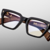 Optical Frame Model Ichikawa in color Noir X from Jacques Marie Mage