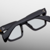 Optical Frame Model Ichikawa in color Noir X from Jacques Marie Mage