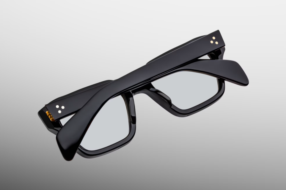 Optical Frame Model Ichikawa in color Noir X from Jacques Marie Mage
