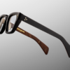 Optical Frame Model Ichikawa in color Noir X from Jacques Marie Mage