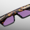 Sunglasses Model Melchior in Color Amethyst with orchyd lenses from Jacques Marie Mage