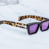 Sunglasses Model Melchior in Color Amethyst with orchyd lenses from Jacques Marie Mage