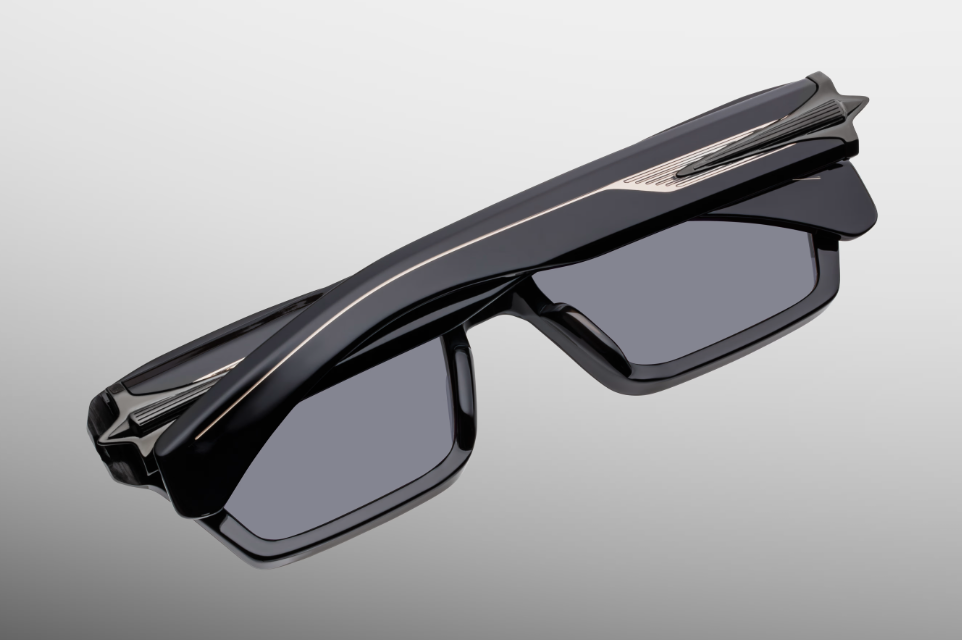 Sunglasses Model Melchior in Color Vanta with Ultra Black Mirror lenses from Jacques Marie Mage