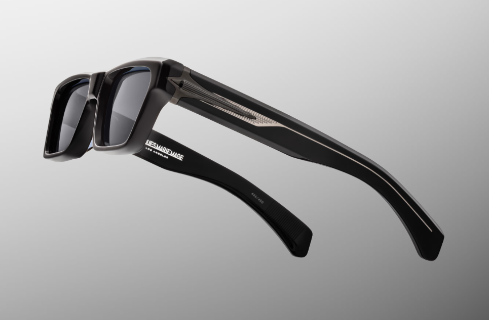 Sunglasses Model Melchior in Color Vanta with Ultra Black Mirror lenses from Jacques Marie Mage