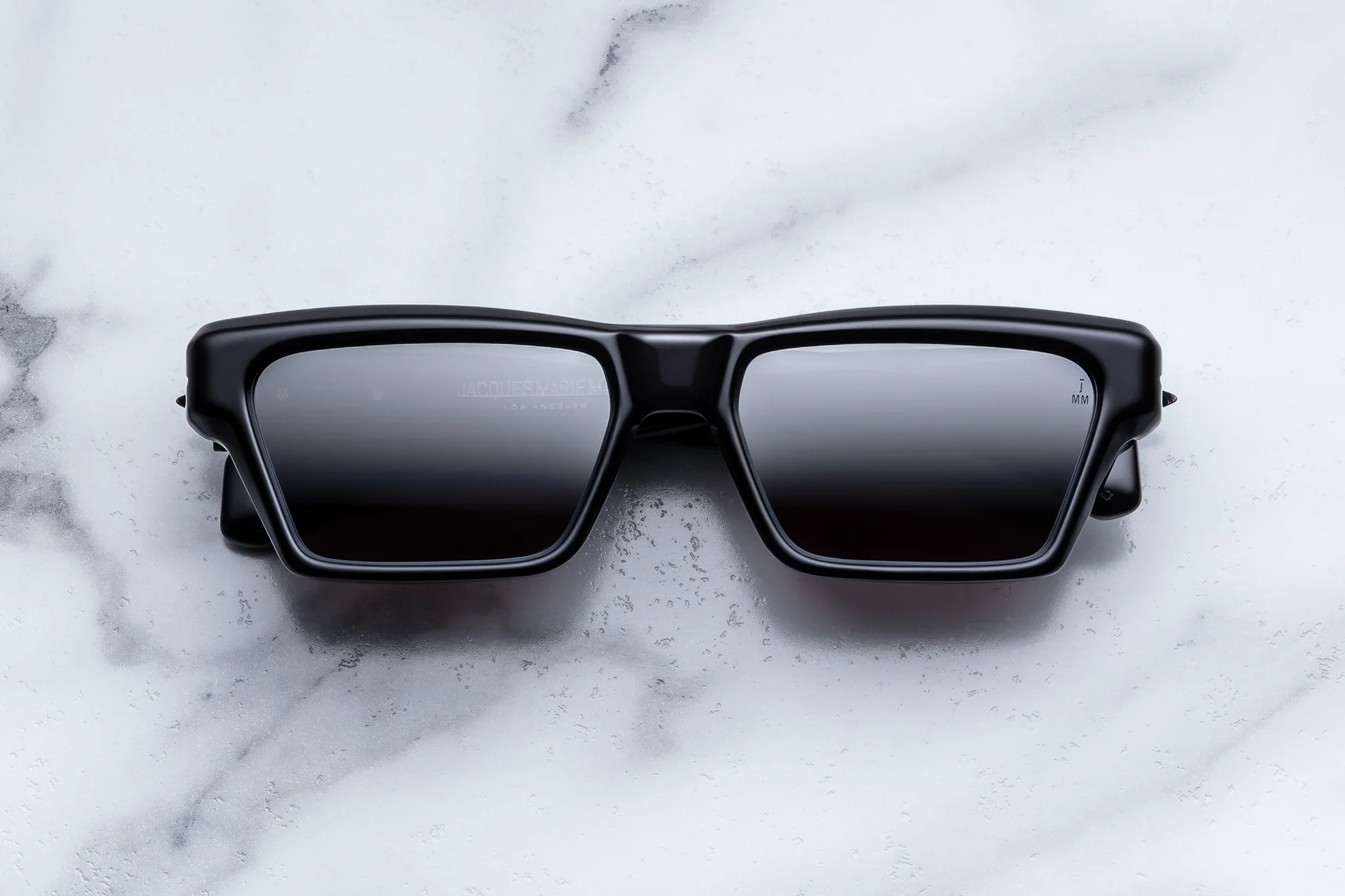 Sunglasses Model Melchior in Color Vanta with Ultra Black Mirror lenses from Jacques Marie Mage