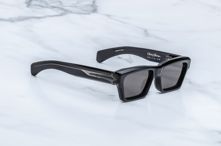 Sunglasses Model Melchior in Color Vanta with Ultra Black Mirror lenses from Jacques Marie Mage