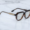 Optical Frame Model Perle in Color Agar with Superlight Brown lenses from Jacques Marie Mage