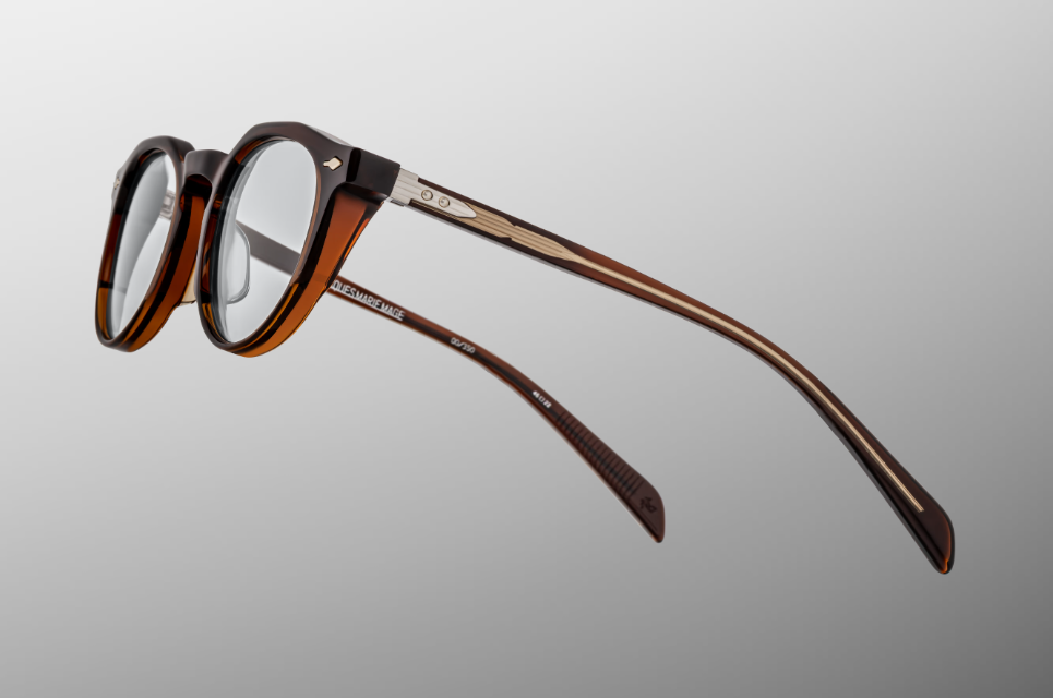 Optical Frame Model Sheridan in Color Zoltar with Superlight bronze lenses from Jacques Marie Mage