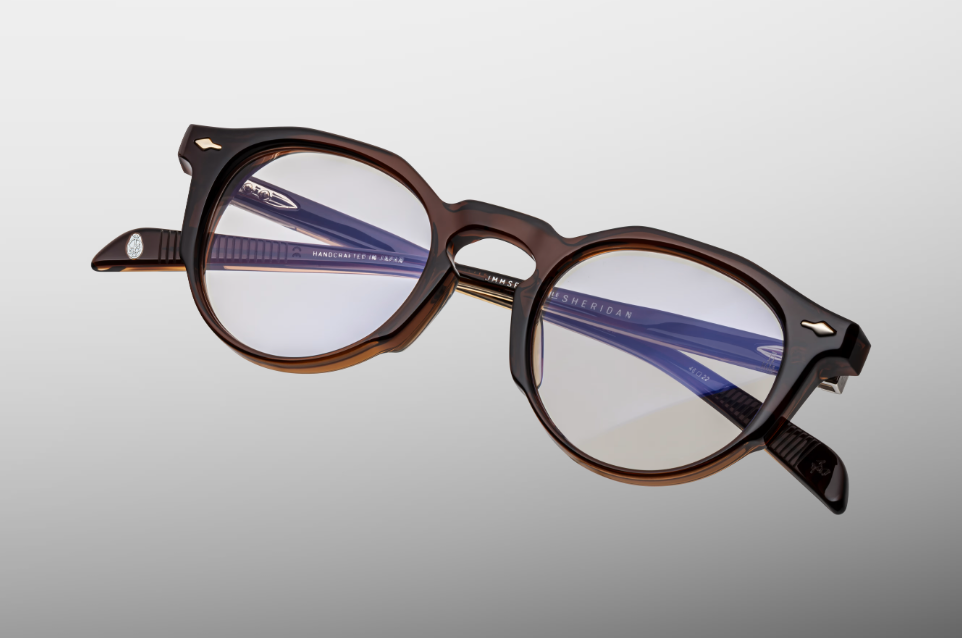 Optical Frame Model Sheridan in Color Zoltar with Superlight bronze lenses from Jacques Marie Mage