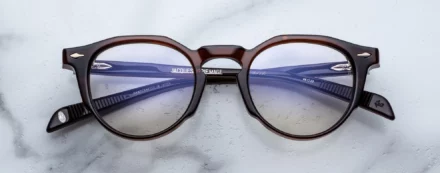 Optical Frame Model Sheridan in Color Zoltar with Superlight bronze lenses from Jacques Marie Mage