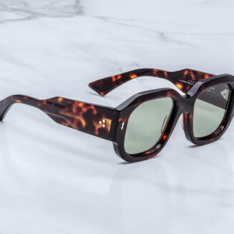 Sunglasses Model Lacy in Tenace with Clear Green lenses from Jacques Marie Mage