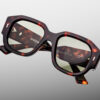 Sunglasses Model Lacy in Tenace with Clear Green lenses from Jacques Marie Mage