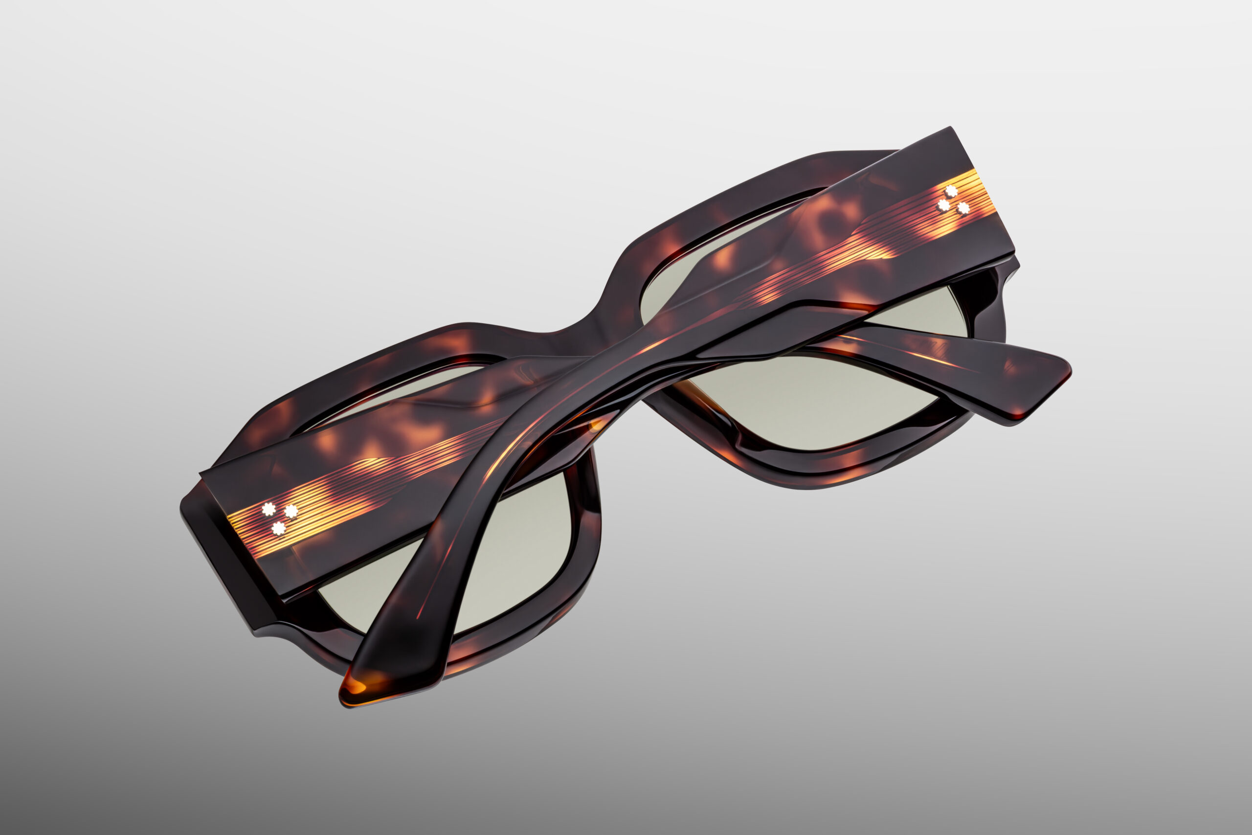 Sunglasses Model Lacy in Tenace with Clear Green lenses from Jacques Marie Mage