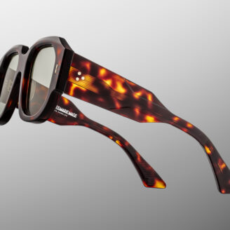 Sunglasses Model Lacy in Tenace with Clear Green lenses from Jacques Marie Mage