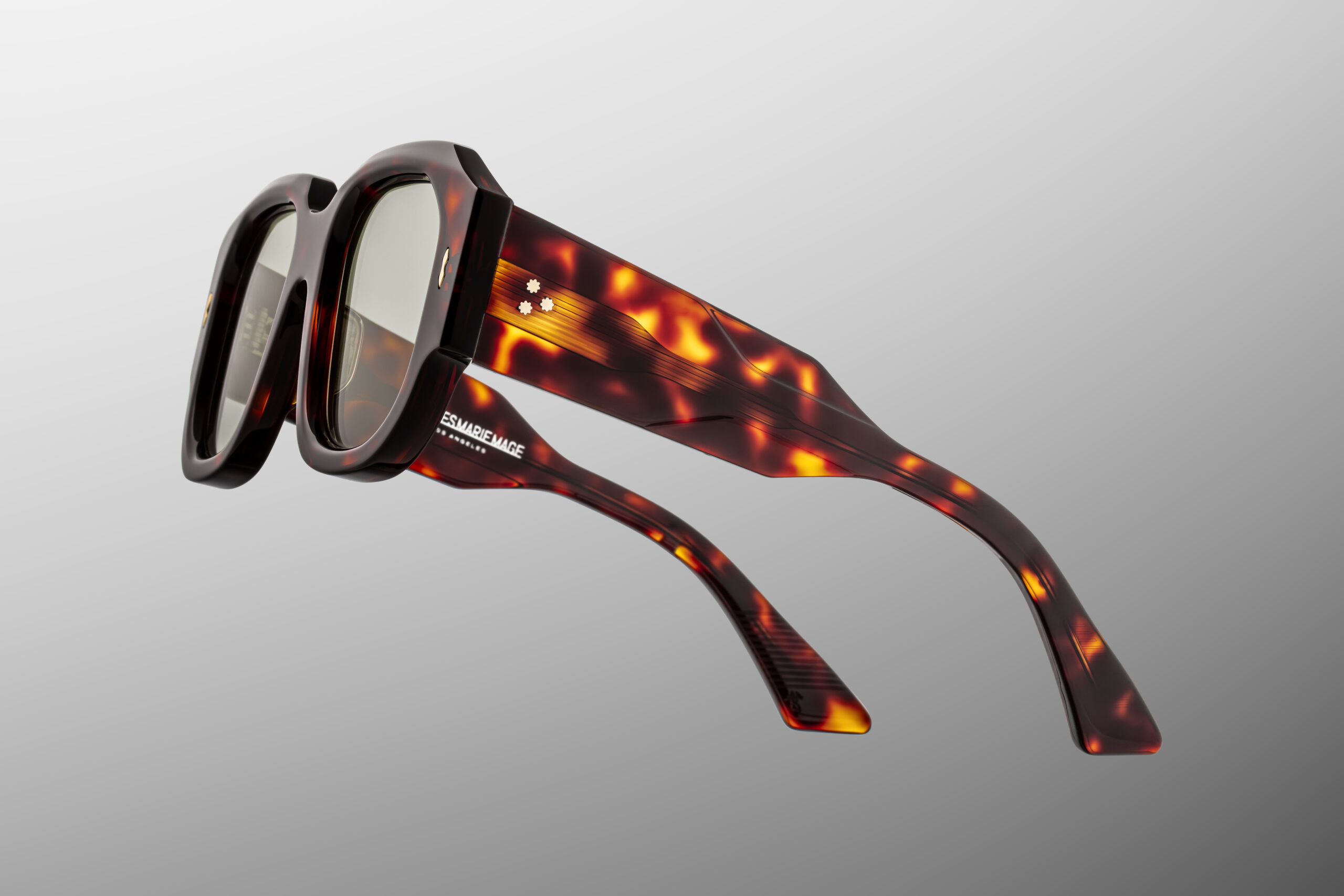 Sunglasses Model Lacy in Tenace with Clear Green lenses from Jacques Marie Mage