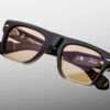 Sunglasses Model Mishima in Color Black Fade with Light Orange lenses from Jacques Marie Mage