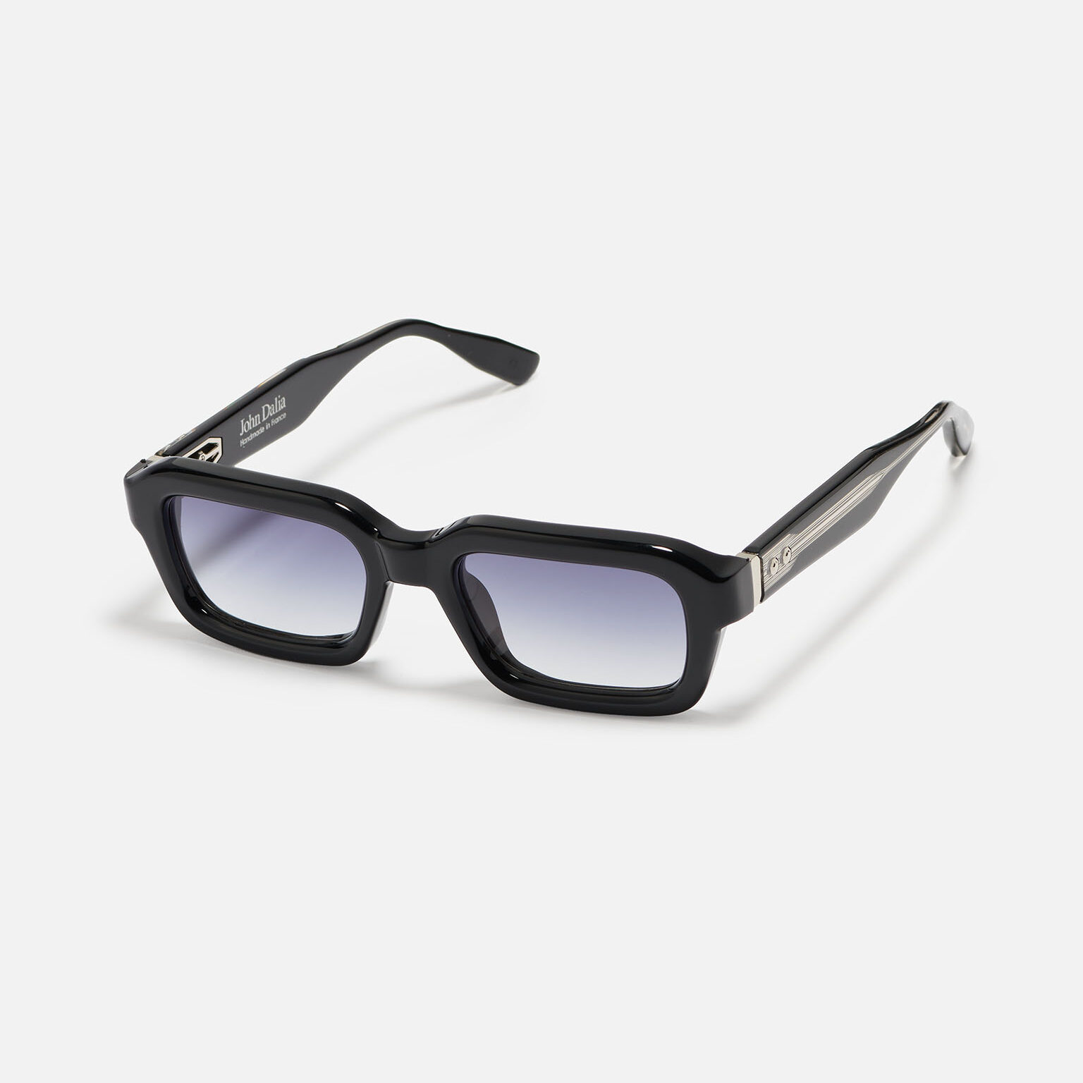 Sunglasses Model P15 in Color C605 with Dark blue gradient lenses from John Dalia