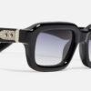 Sunglasses Model P15 in Color C605 with Dark blue gradient lenses from John Dalia