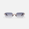 Sunglasses Model R03 in Color C440 with Grey Gradient lenses from John dalia