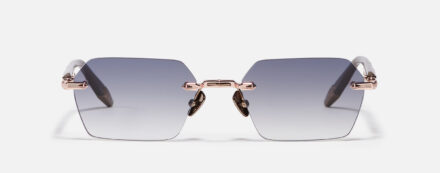 Sunglasses Model R03 in Color C440 with Grey Gradient lenses from John dalia