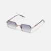 Sunglasses Model R03 in Color C440 with Grey Gradient lenses from John dalia