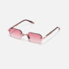 Sunglasses Model R03 in C460 with Burgundy gradient lenses from John Dalia
