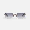 Sunglasses Model R04 in Color C440 with Grey Gradient lenses from John Dalia