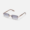 Sunglasses Model R04 in Color C440 with Grey Gradient lenses from John Dalia
