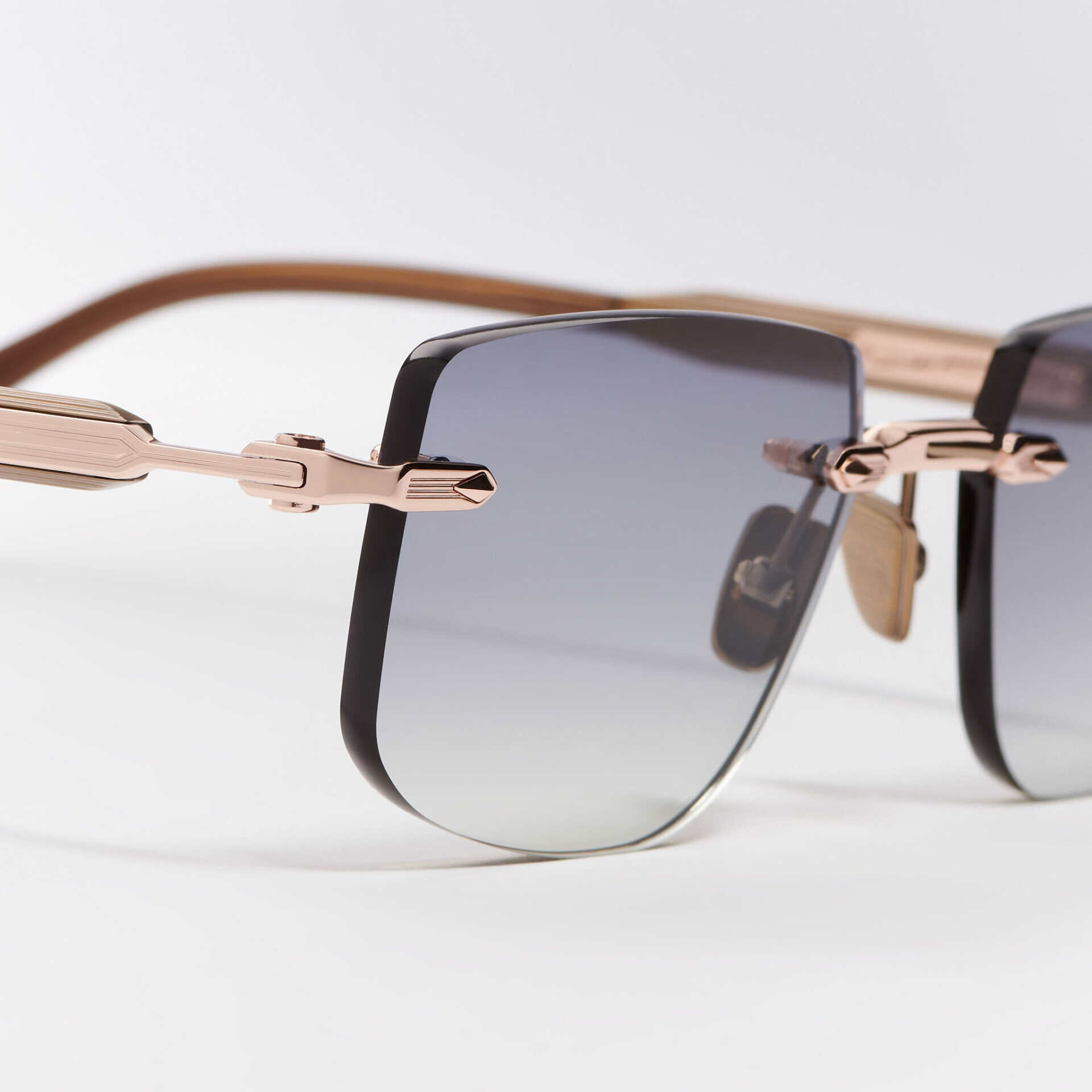 Sunglasses Model R04 in Color C440 with Grey Gradient lenses from John Dalia
