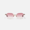 Sunglasses Model Timothy in Color C516 with Burgundy Gradient lenses from John Dalia