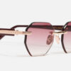 Sunglasses Model Timothy in Color C516 with Burgundy Gradient lenses from John Dalia