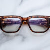 Optical Frame Model Yoshi in Color Argyle with Superlight Brown lenses