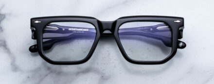 Optical Frame Model Yoshi in Color Black with Superlight Grey lenses