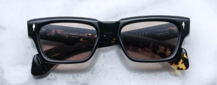 Sunglasses Model Ashcroft in Color Noir 11 with Brown lenses from Jacques Marie Mage